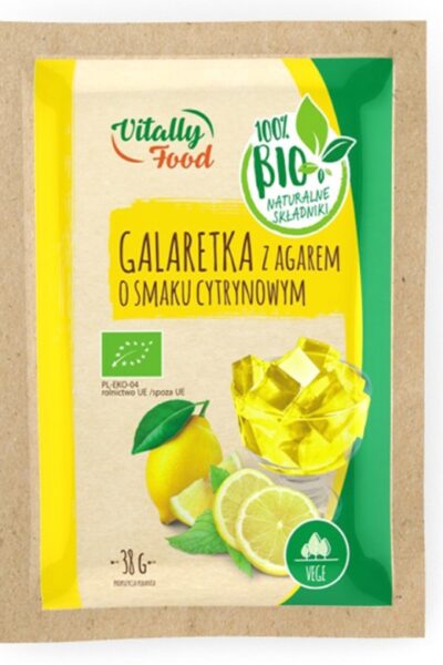 Galaretka z agarem - cytrynowa Vitally Food BIO
