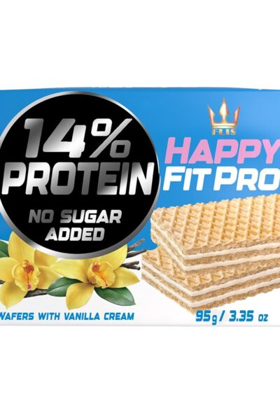 Wafelki waniliowe bez dodatku cukru Happy FIT PRO