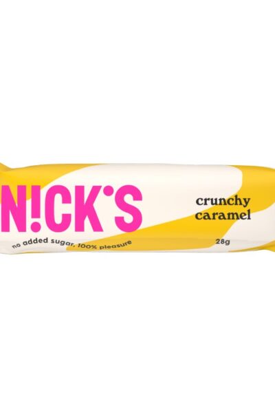 Baton z chrupiącym karmelem i migdałami Nick's