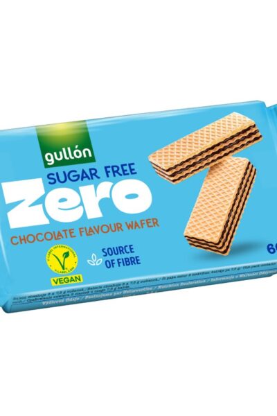 Wafle z nadzieniem o smaku czekolady bez cukrów Gullón