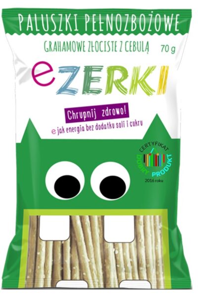 Paluszki Ezerki grahamowe złociste cebulowe - Zielone