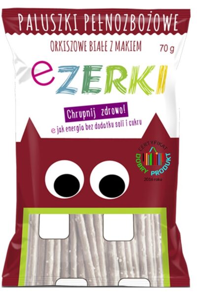 Paluszki Ezerki orkiszowe białe makowe - Ceglaste