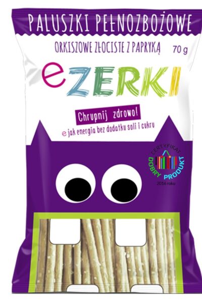 Paluszki Ezerki orkiszowe złociste paprykowe - Fioletowe