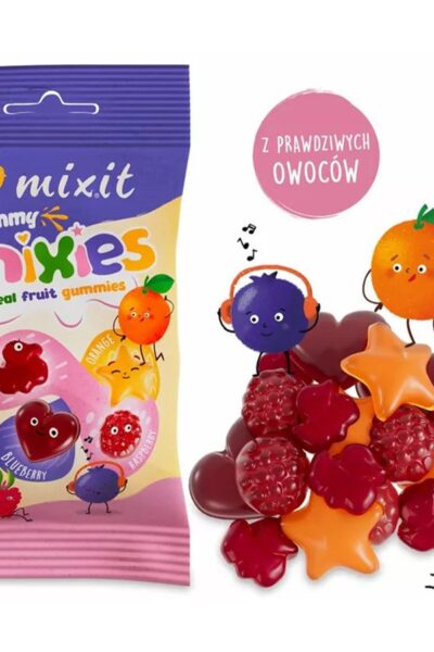 Owocowe Mixies - naturalne żelki mix smaków Mixit
