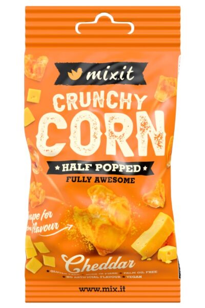 Crunchy corn do kieszeni - Cheddar Mixit
