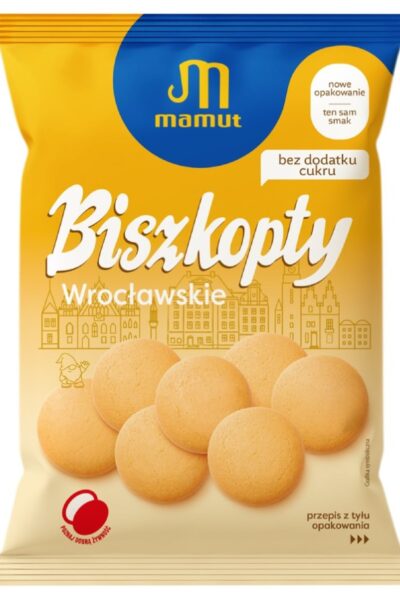 Biszkopty wrocławskie bez dodatku cukru Mamut